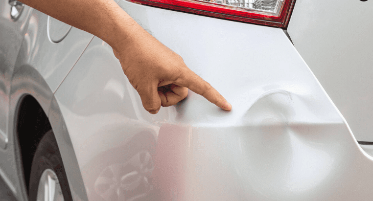 remove dent with dry ice