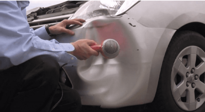 how to fix a small dent in a car