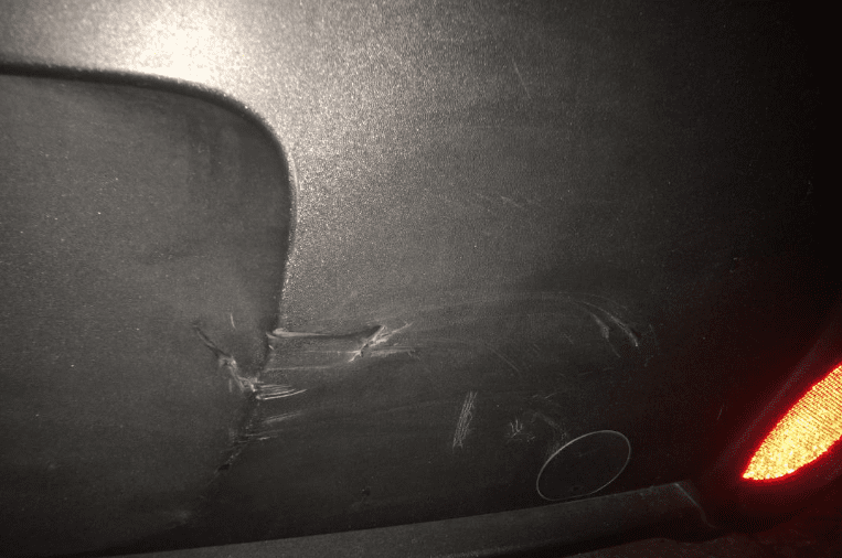 how to remove scratches from car bumper plastic