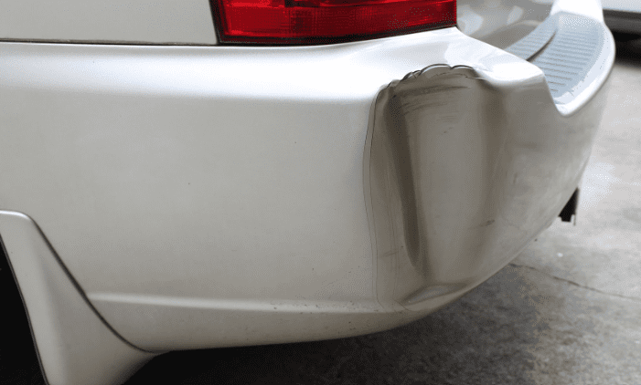 plastic bumper dent repair